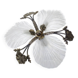 Lustre Hollywood Regency Art Deco vintage 80-90 Bronze Mariner Shells