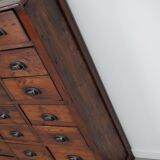 Antique French Pine Apothecary Cabinet, Early 20th Century