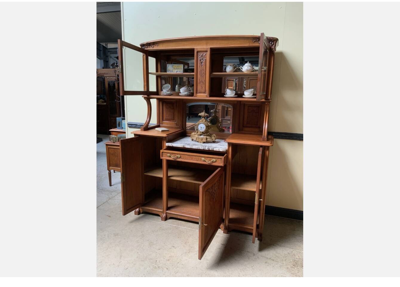 Antique - Buffet, Vertiko, Sideboard, Art Nouveau