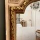 Louis XV style mirror in wood and gilded and patinated stucco 19th century