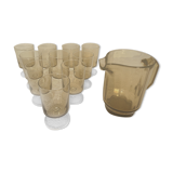 Luminarc glasses set and matching pitcher