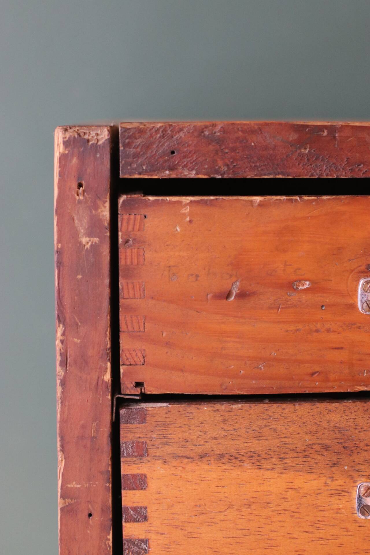 Craft cabinet with drawers