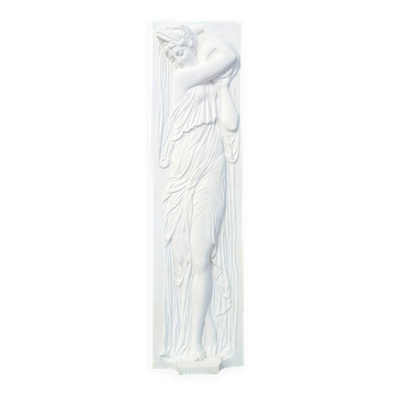 Plaster bas-relief of art Nymph of the Fountain of the Innocents by Jean Goujon
