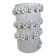 White slip ceramic vase, Italy, 1980s