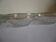 Lot of 8 old dessert cups with granite contour and gilded edges - vintage - 60s