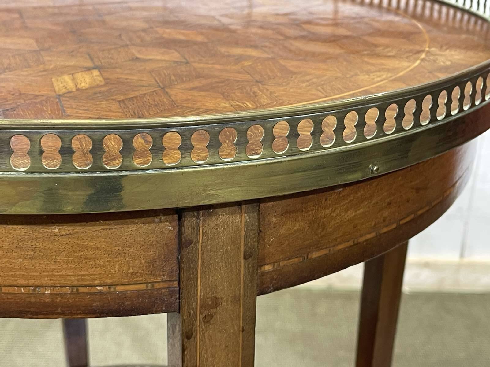 Louis XVI style mahogany side table