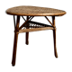 Tablette rotin tripode