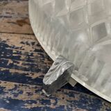 Chiseled glass ceiling lamp