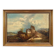 Animated landscape, oil on canvas 19th century