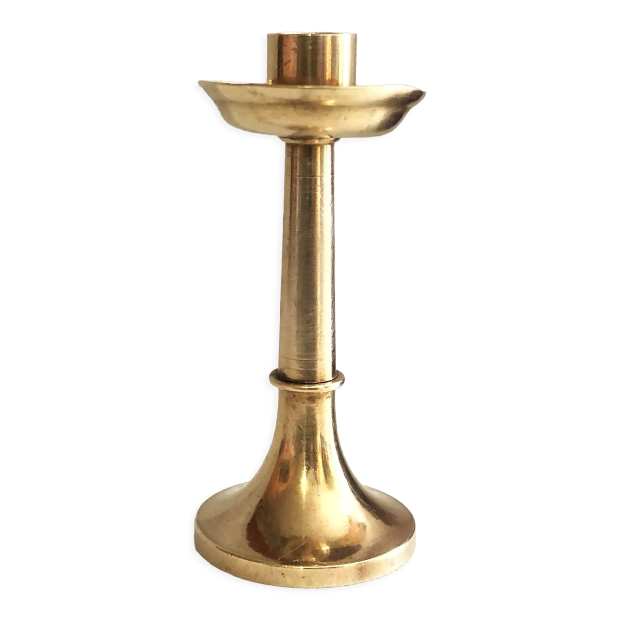 Mini bronze candle holder XIXth