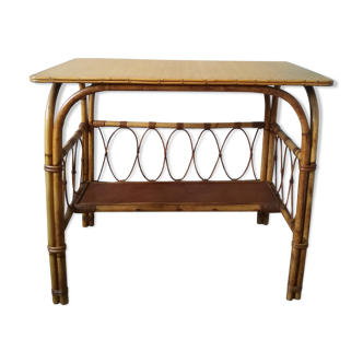 Rattan desk