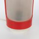 Pair of space age red plastic table lamps by Elektrosvit, 1960s