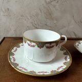 Paire de déjeuner en porcelaine