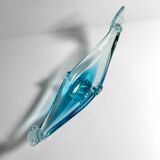 Murano Glass Ash Tray in Gondola Shape -1980s