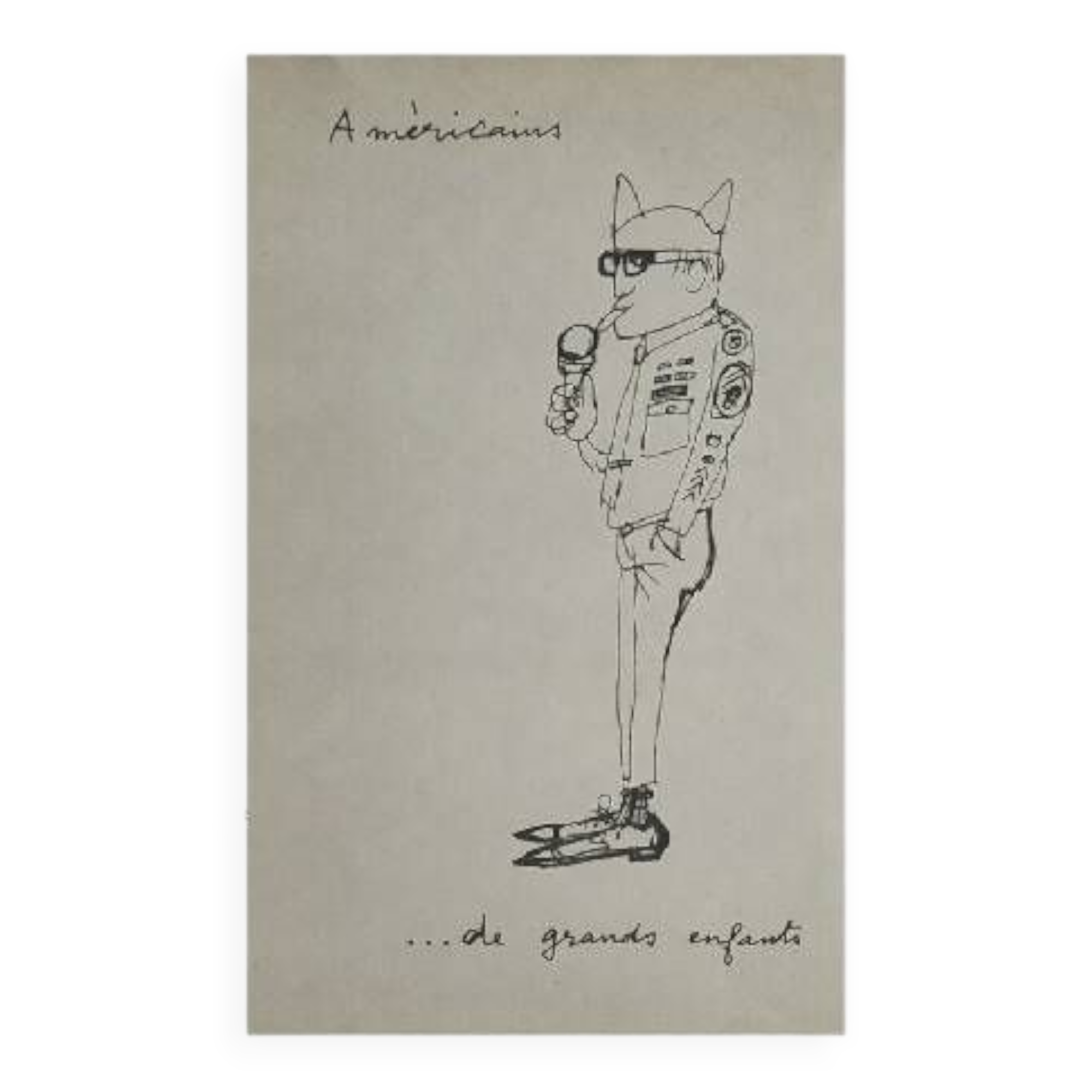 Illustrations Daninos de 1962 " Les Américains "