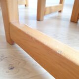 Set of 4 Maison Regain sled chairs from the 70s/80s