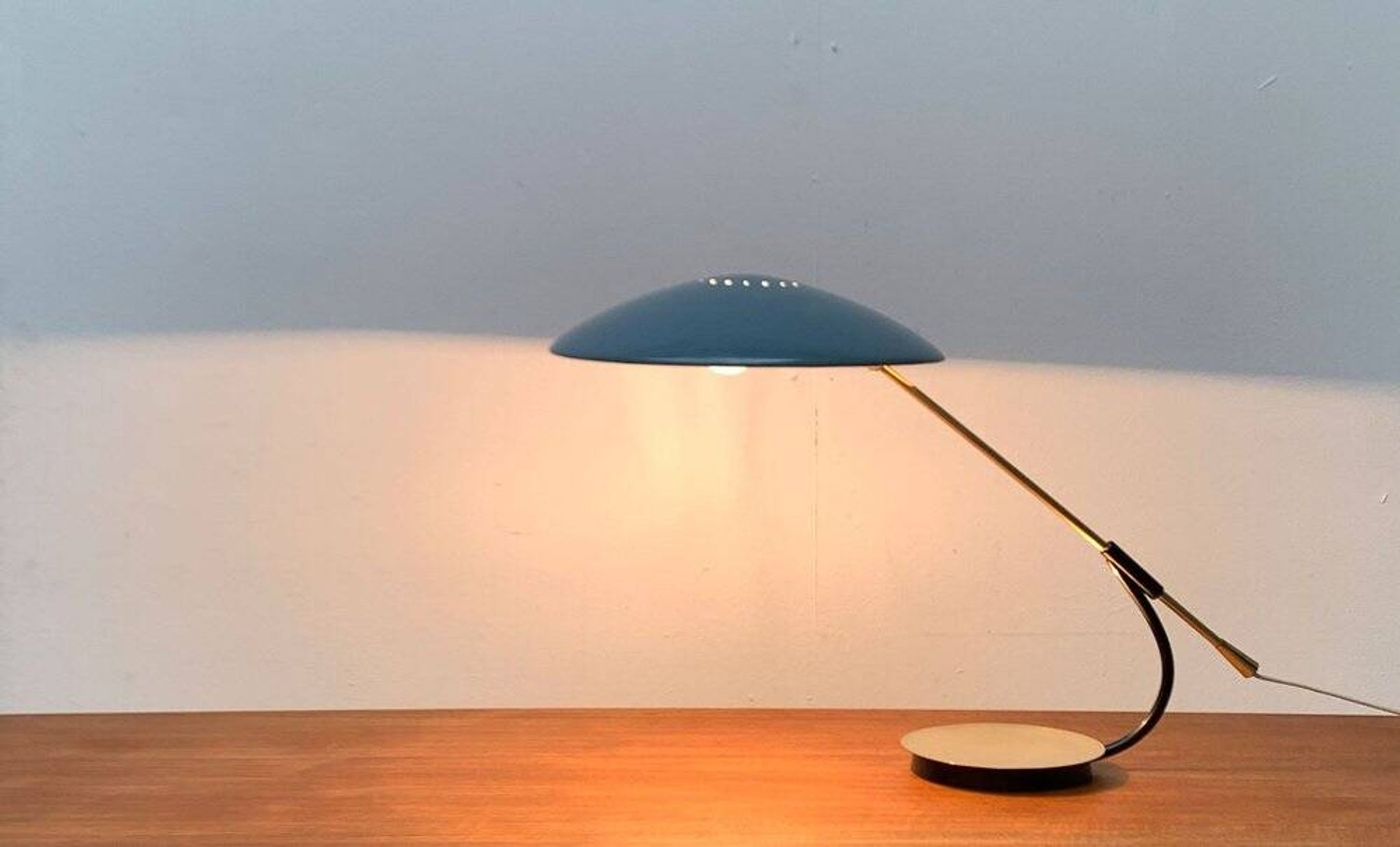 German Mid-Century table lamp 6775 by Christian Dell for Kaiser Idell, 1960s