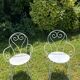 Wrought iron garden furniture