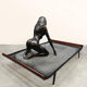 Vintage Dutch design Cleopatra 2 person daybed sofa A.R Cordemeijer Auping
