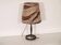 Brutalist hammered iron lamp from the 1950s.