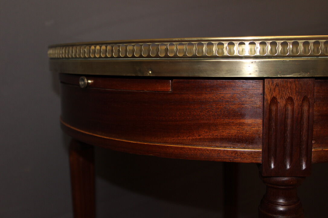 Louis XVI style mahogany hot water bottle table circa 1920