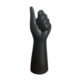 Black hand vase