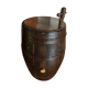 Old decoration barrel 225l