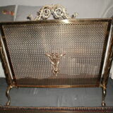 Fire shield fireplace screen
