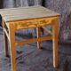 Tabouret en bois naturel années 50