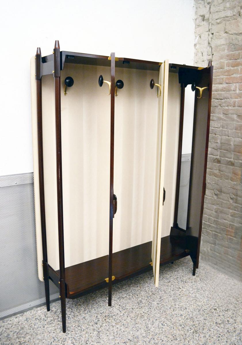 Armoire en bois, Italie, 1950