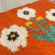 Rolakan wool carpet decoration tulips 46cm x 25cm