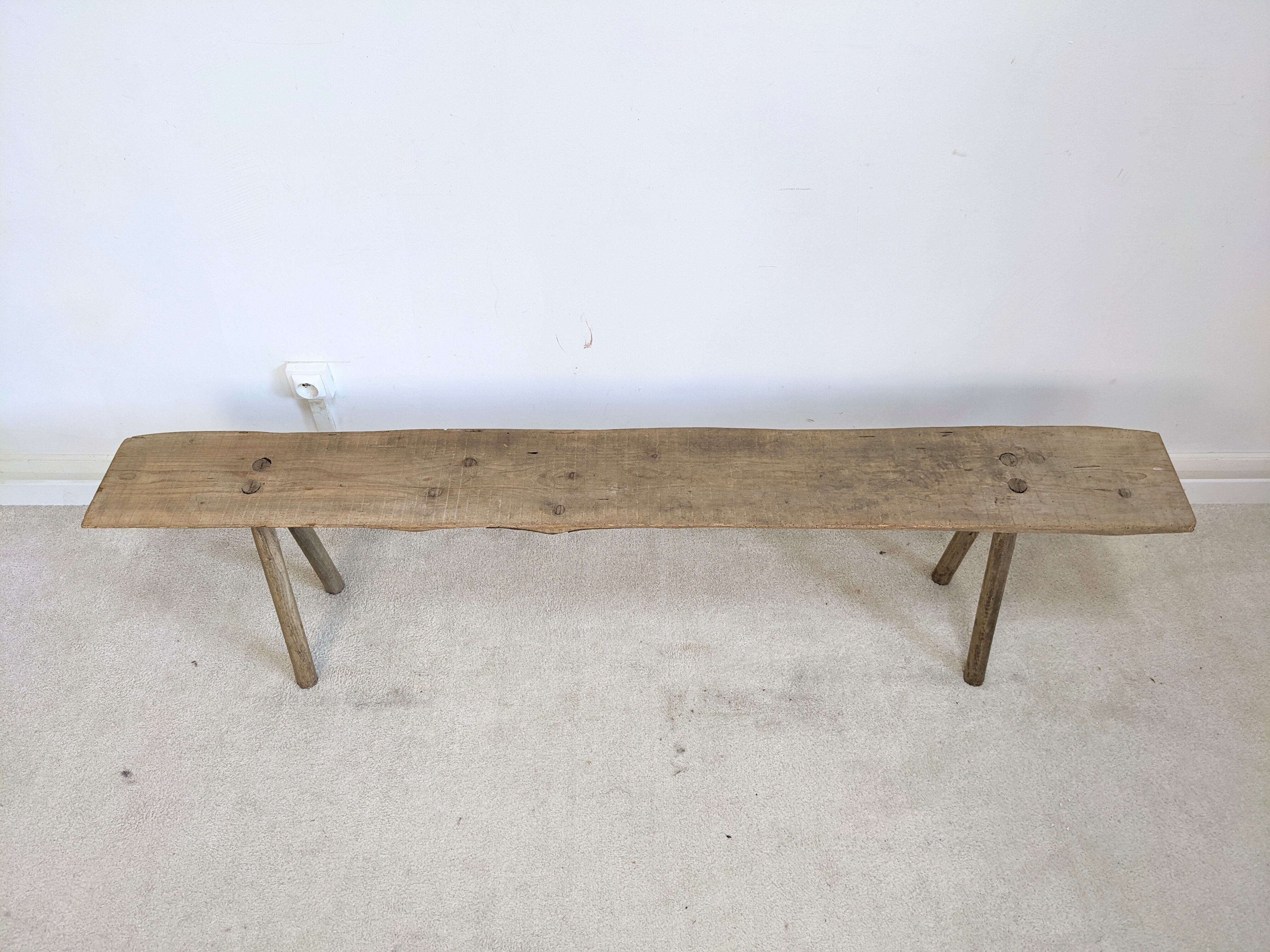 Wooden bench