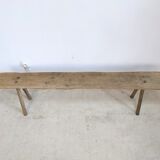 Wooden bench