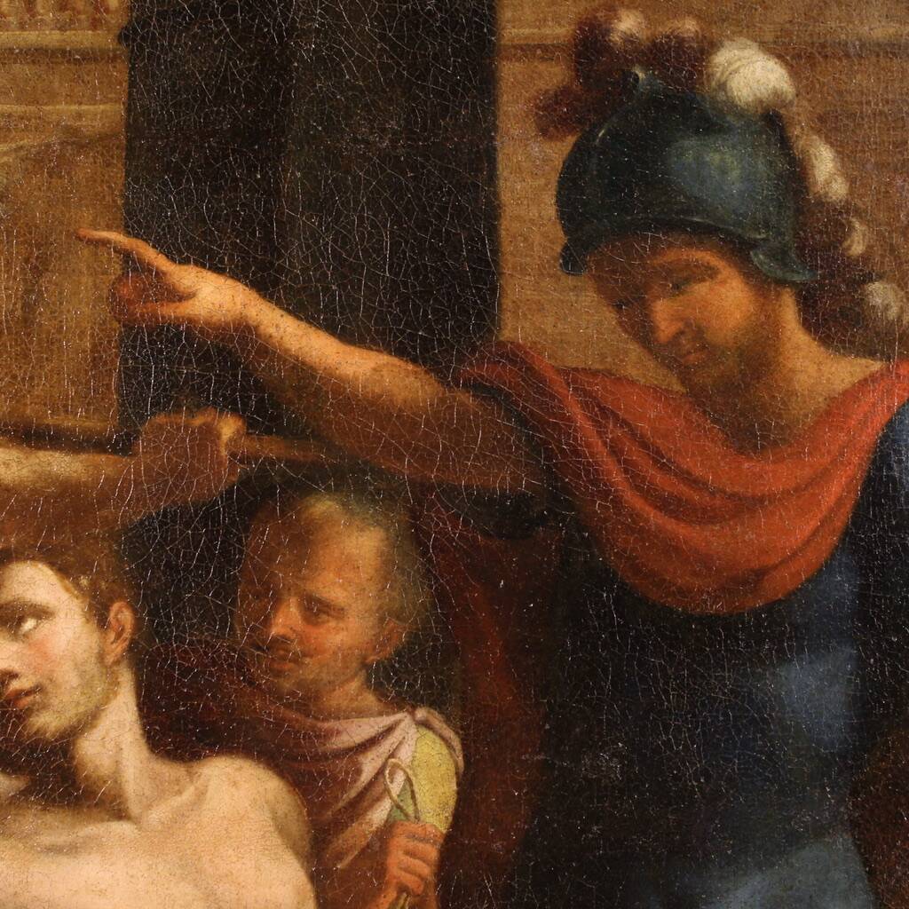 Great 17th century religious painting, Saint Sebastian