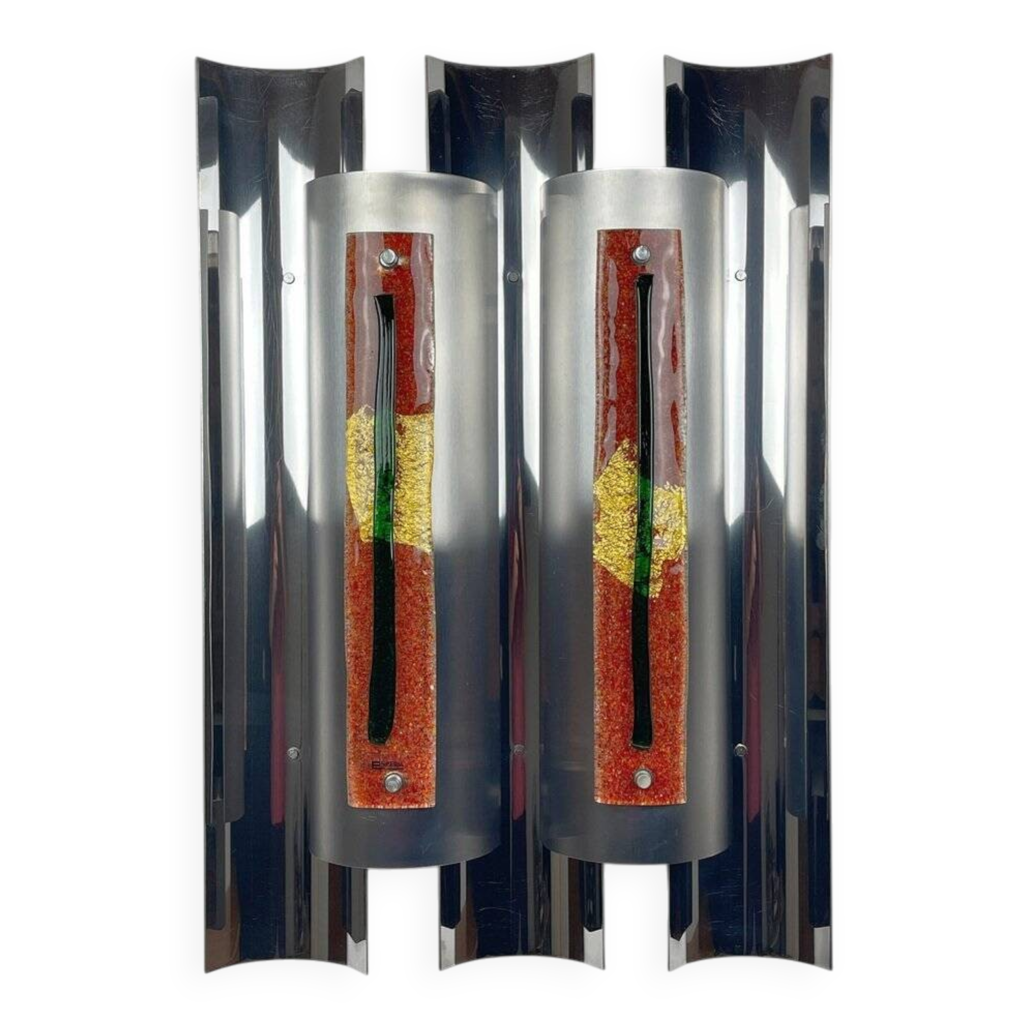 Large wall lamp by Angelo Brotto for Esperia, Italy, 1970s.