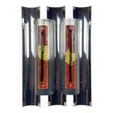 Large wall lamp by Angelo Brotto for Esperia, Italy, 1970s.