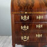 Louis XVI style mahogany writing desk with a flap, 19th century.