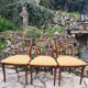 Mobilier de salon anglais en acajou vers 1900