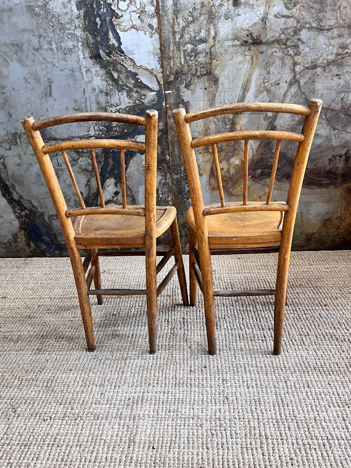 Pair of bistro chairs