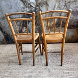 Pair of bistro chairs