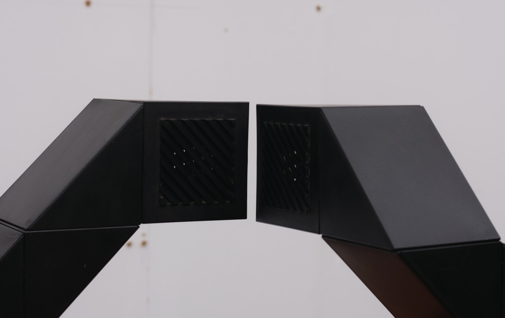 Lampes de table zig-zag, shui l. ré. chan, 1984, Hong Kong