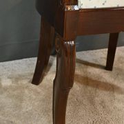 Set of 4 Gondola Chairs in Mahogany, Restoration period – Part 1, 19th century