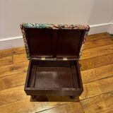 Repose-pieds coffre vintage