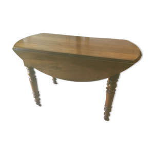 table à volets en noyer