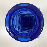 Bocal XXL en verre bleu cobalt