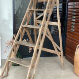 Vintage wood stepladder