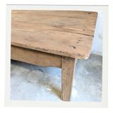 Vintage Farmhouse Coffee Table Raw Wood
