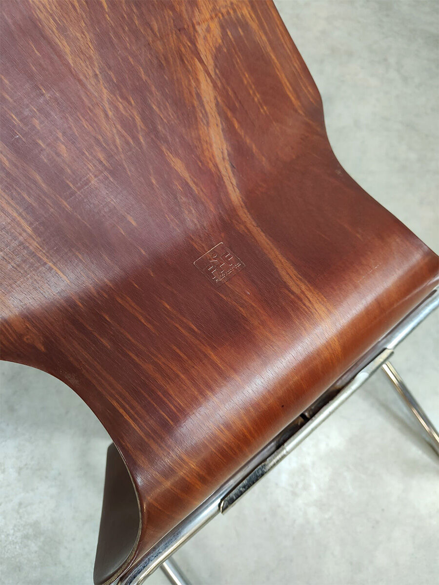 Vintage design Pagholz stacking chairs Flötotto