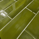 Vintage French dining table with green tiles, 1950s/60s.