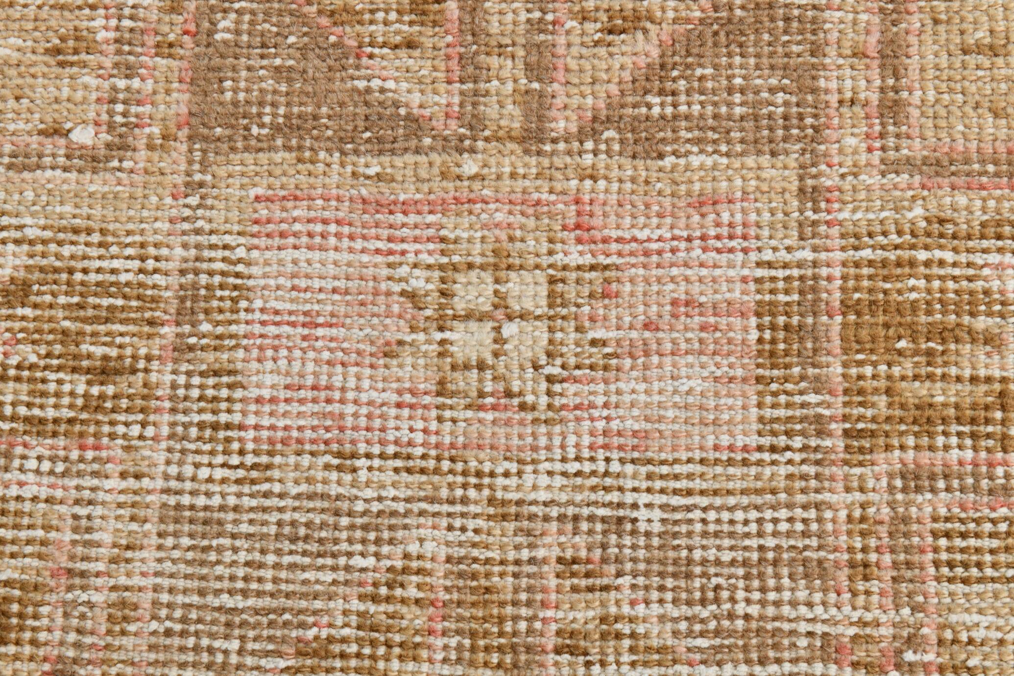 Mid Century Turkish Vintage Runner Rug, 86x325Cm